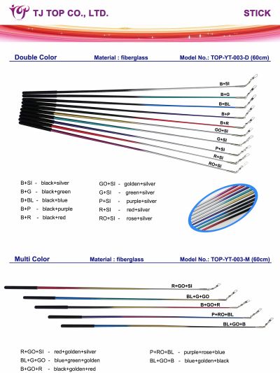 TJ Top colour ribbon sticks