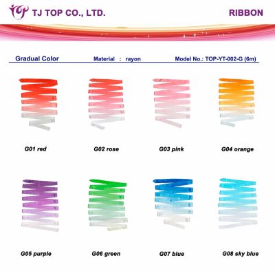 TJTop rhythmic gradient ribbon